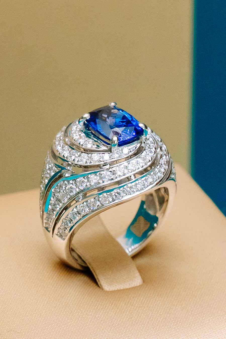 Tanzanite Galaxy Ring