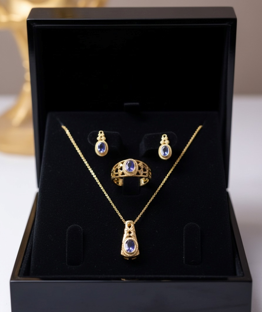 THE SOVEREIGN TANZANITE SET