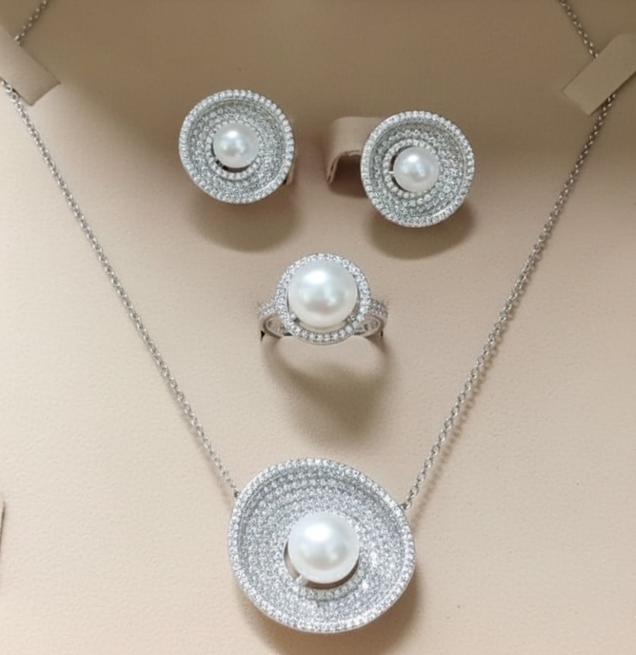 Saucer Fresh Pearl Set